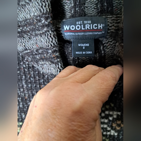 WOOLRICH Hickory Turtleneck Sweater Size Small - Cotton / Lambs Wool blend - Picture 9 of 11